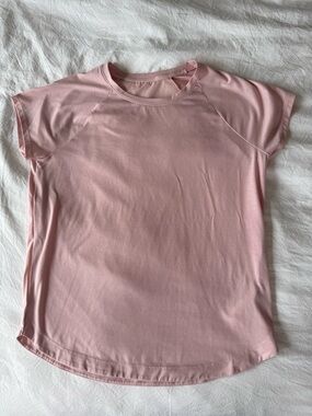 Athleta girl, Light Pink Short Sleeve Tee, Like New